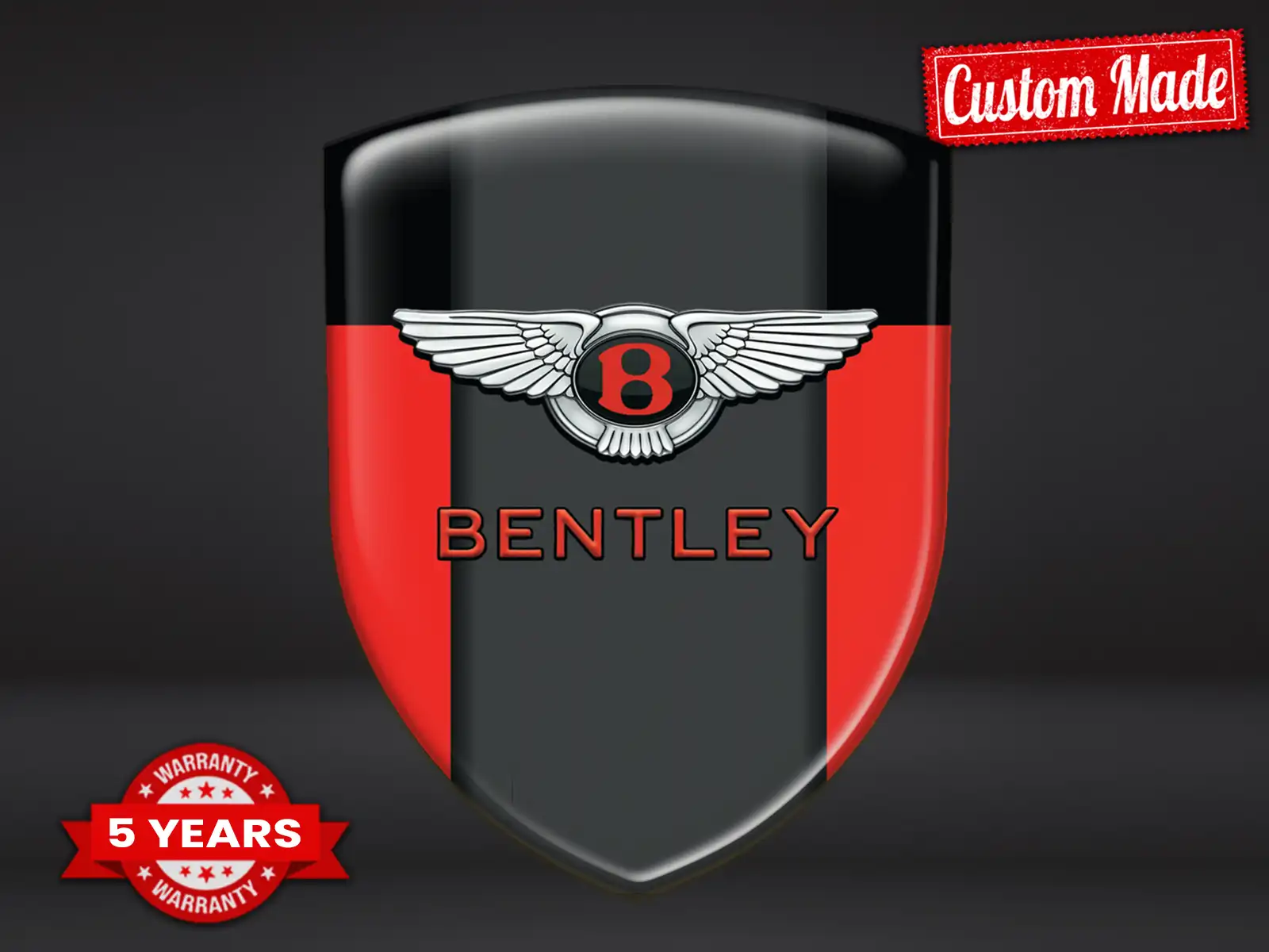 Bentley Logos Silicona Auto Resistentes Limitados Alta Calidad